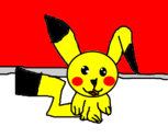 Pikachu dentro de uma Pokebola