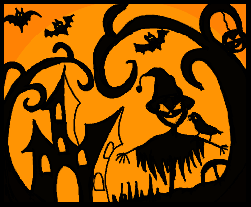 Halloween - Desenho de fernandalucia - Gartic