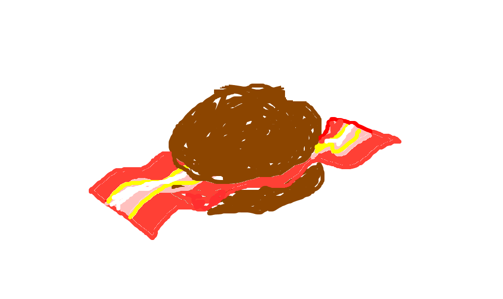 biscoito recheado com bacon