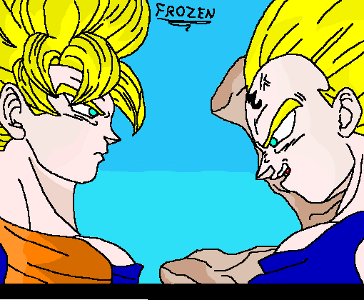 Goku vs Majin Vegeta