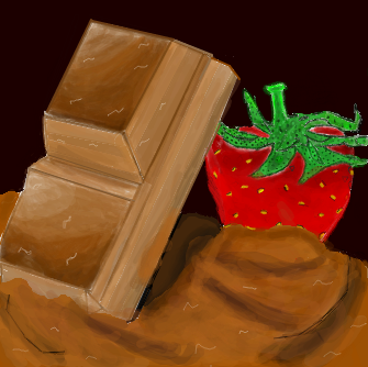 Chocolate com morango 