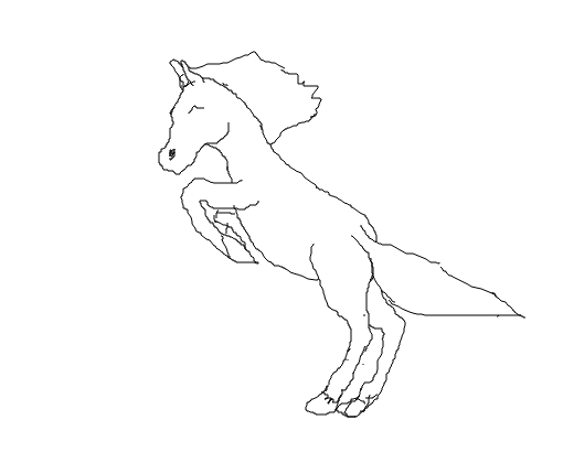 COMO DESENHAR CAVALO EMPINANDO / DESENHO PASSO A PASSO 