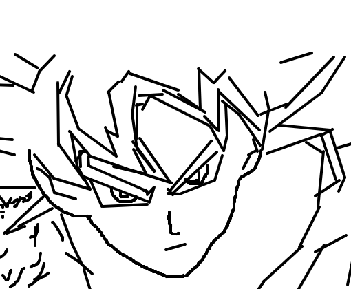 Goku Instinto Superior Completo - Desenho de kinshiki_zuke - Gartic