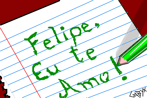 Desenho livre produzido por Felipe.