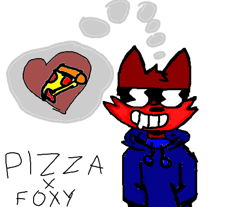 Foxy e sua pizza imaginaria