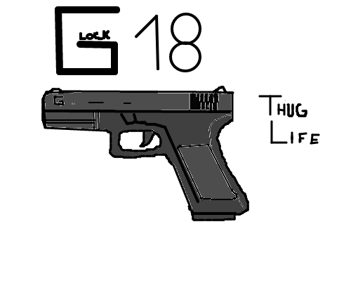 Glock 18 THUG LIFE