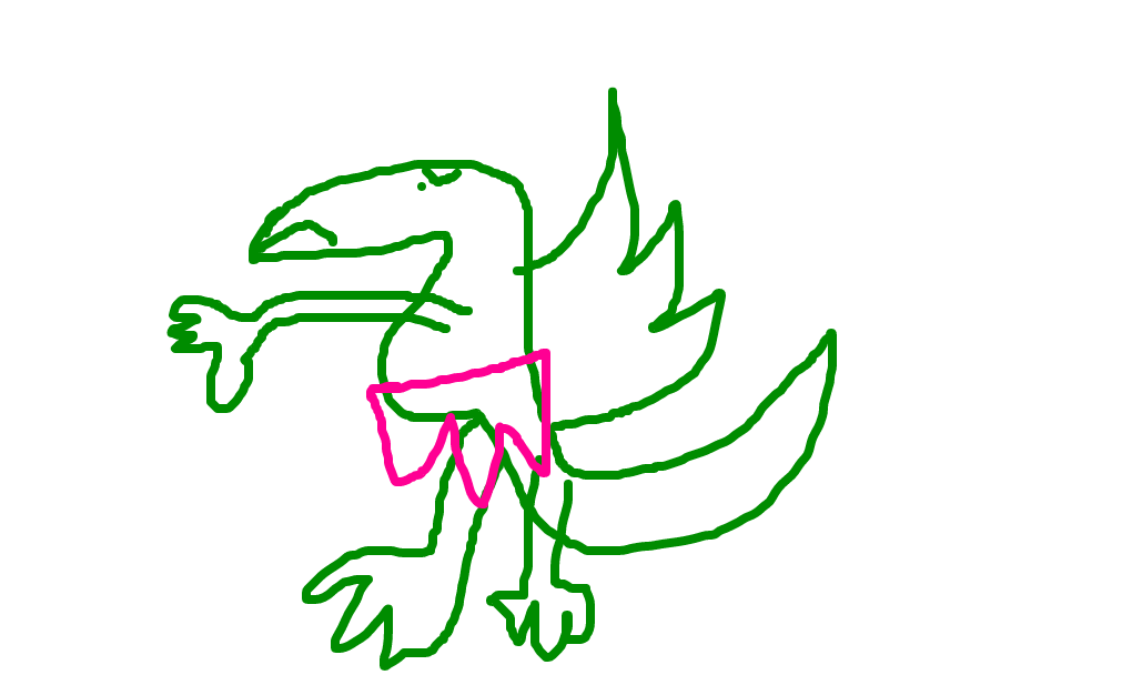 dragão de saia