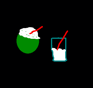 água de coco