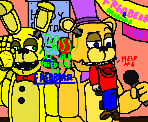 Fnaf 4 Mini-Game - Desenho de garotinho_gamer30 - Gartic