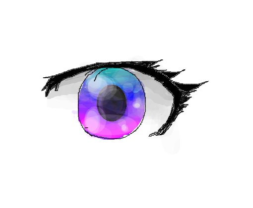 Olhos de anime *-* - Desenho de samy_chann - Gartic