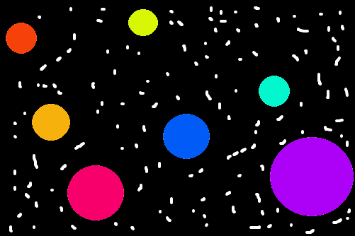 planetas coloridos