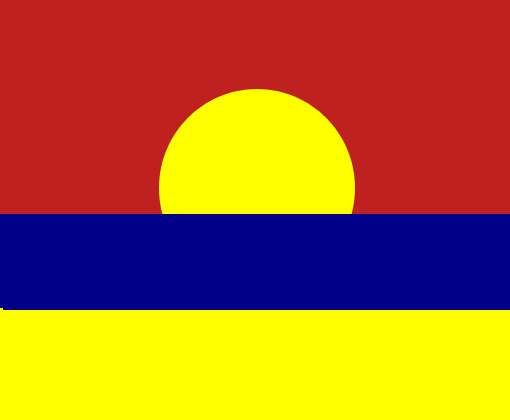 Flag of the palmyra atoll