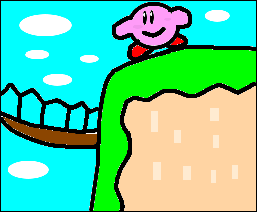Kirby Adventure Stage 1 Adventure Field Hills