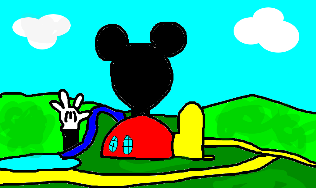 a casa do mickey mouse