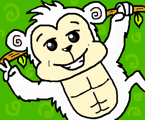 Macaco albino - Desenho de kah21 - Gartic