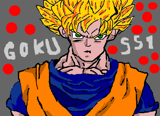 Goku Super Saiyajin - Desenho de _gabivegeta_ - Gartic