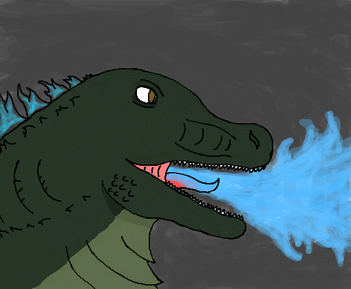 Godzilla 2014 Atomic Breath