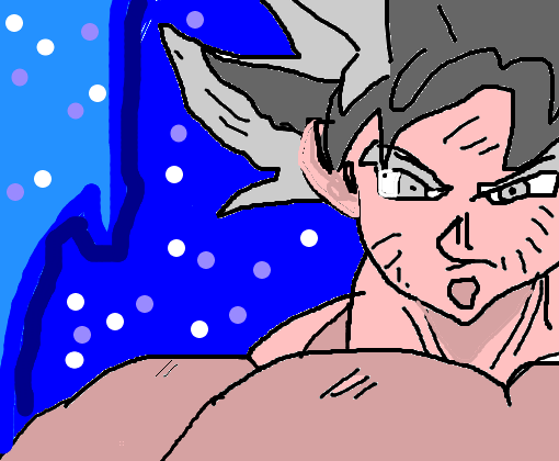 Goku - Instinto Superior - Desenho de andrekolesky - Gartic