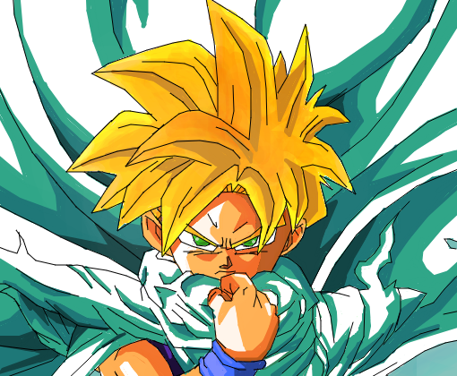 Son Goku e Son gohan - Desenho de kid_gohan - Gartic