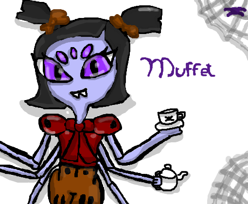 Muffet-Undertale - Desenho de guarda_edu88 - Gartic