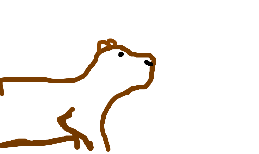 Capivara - Desenho de ponteirinha - Gartic
