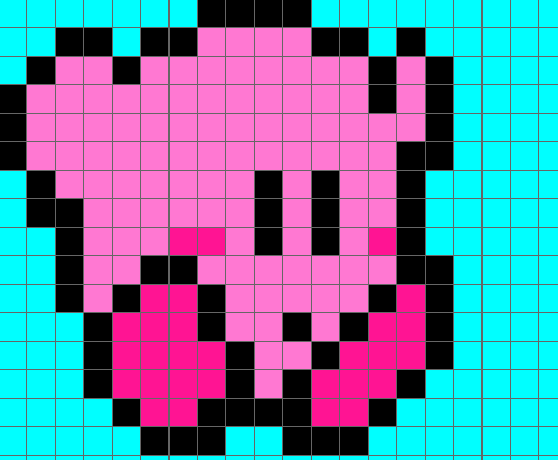 kirby-pixel art