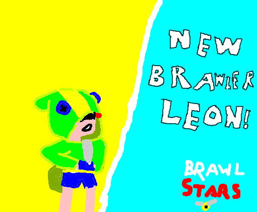 Leon-Brawl stars - Desenho de doopzyn_ - Gartic