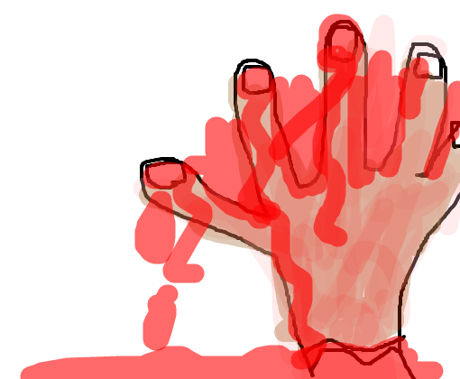 Mão sangrenta