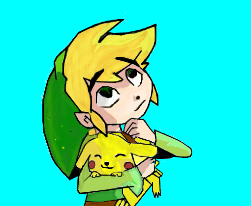Link e Pikachu P/Mutanjoni