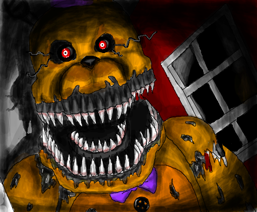 Nightmare Fredbear - Desenho de _walts_ - Gartic
