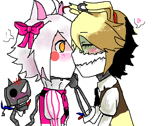 Mangle & Springtrap <3 (p/__NinaTheKiller__)