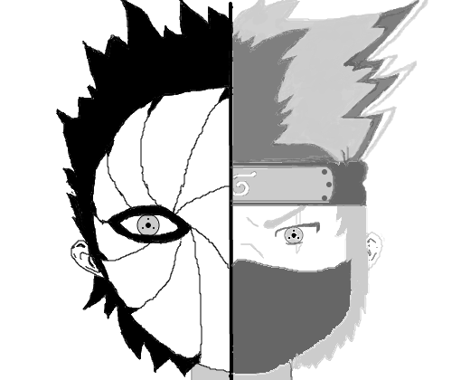 OBITO VS KAKASHI COMO DESENHAR passo a passo 