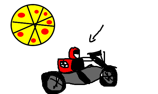 entregador de pizza