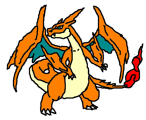 Mega Charizard - Desenho de mutualismo - Gartic