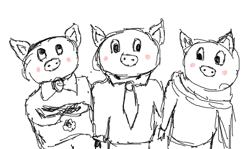 os três porquinhos