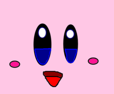 Rosto do Kirby Fofinha =3