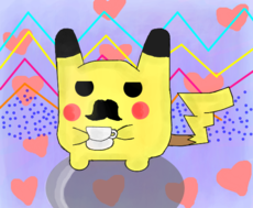 pikachu mustache p/fadita