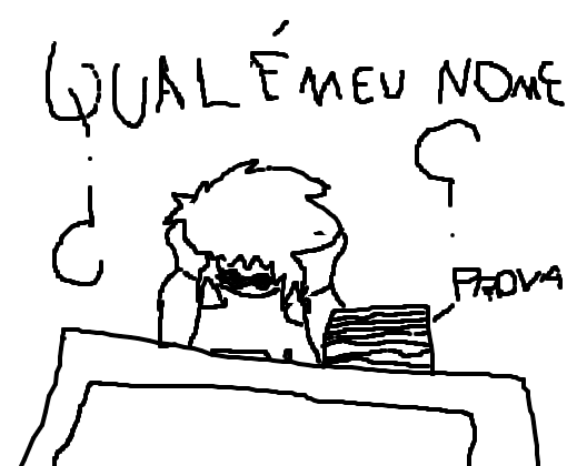 Eu Em Dia De Prova Desenho De Inkhuman Gartic 8315