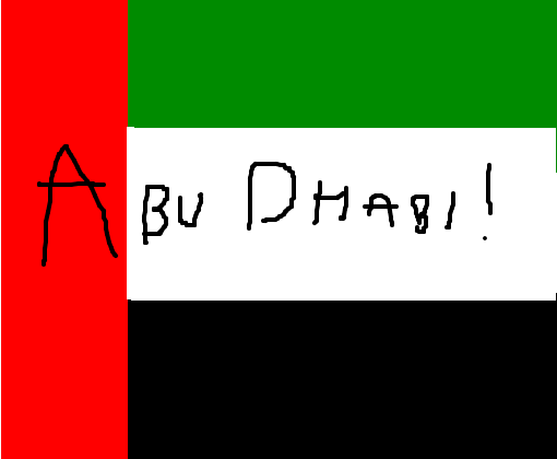 bandeira de abu dhabi