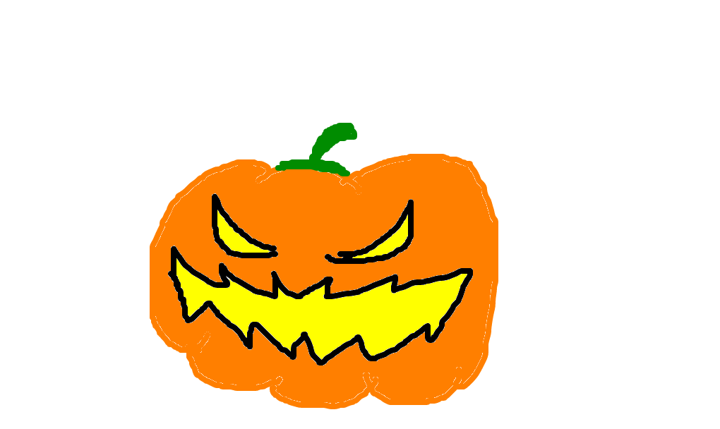 Abobora de Halloween - Desenho de gnomopsico - Gartic