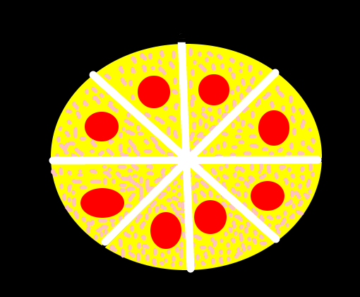 pizza de presunto com catupiri