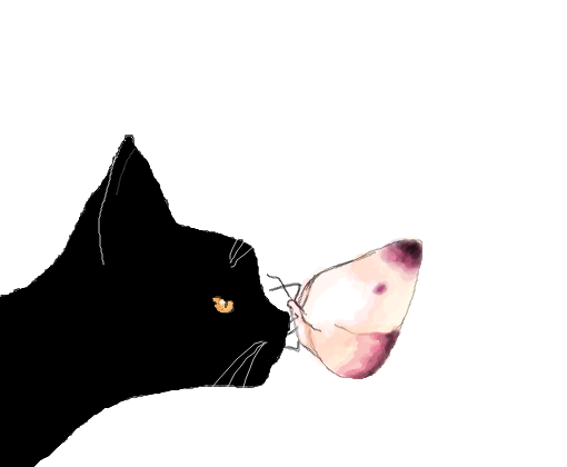 gato preto - Desenho de gamerlobynha - Gartic