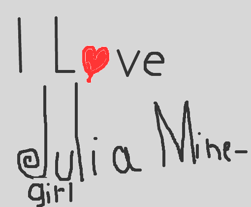 I Love Julia MineGirl