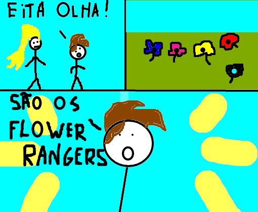 os flower rangers (quadrinhos #3)