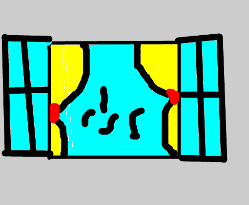 ventania na janela