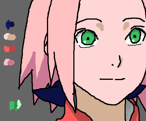 Sakura Haruno Clássico - Desenho de zero_guache - Gartic