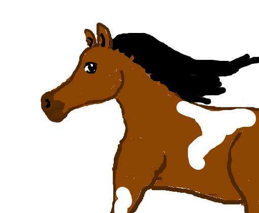 Tentando eliminar meu trauma de desenhar cavalos kkkkkkkk