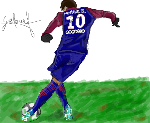 Jogando Futebol - Desenho de endomamoru - Gartic