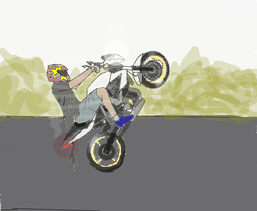 Resultado de imagem para como desenhar uma moto no grau