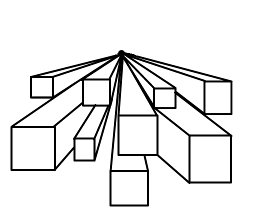 Quadrados em 3D - Desenho de Jamiloca123 - Gartic
